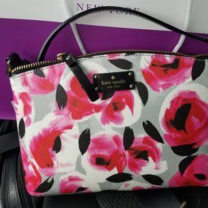 Kate Spade Floral Medium Crossbody Bag